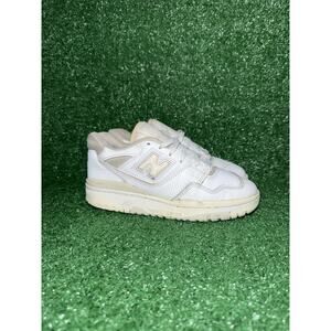 New Balance 550 White Tan Running Shoes Sneakers Women’s Size 6.5 Men’s Size 5
